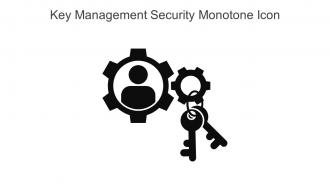 Key Management Security Monotone Icon In Powerpoint Pptx Png And Editable Eps Format