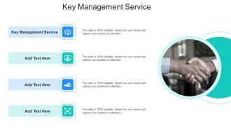Key Management Service Ppt Powerpoint Presentation Pictures Show Cpb