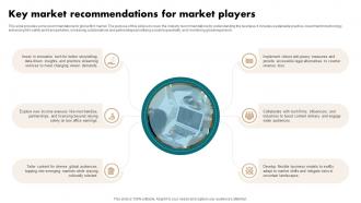 Key Market Recommendations For Market Players Film Industry Report IR SS