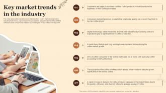 Key Market Trends In The Industry Planning A Coffee Shop Business BP SS