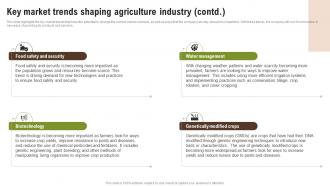 Key Market Trends Shaping Agriculture Industry Wheat Farming Business Plan BP SS Graphical Image