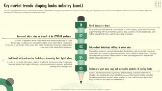 Key Market Trends Shaping Book Store Industry Book Store Business Plan BP SS Captivating Colorful