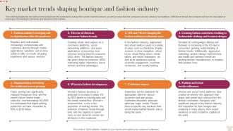 Key Market Trends Shaping Boutique Visual Merchandising Business Plan BP SS