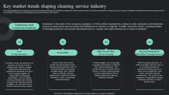 Key Market Trends Shaping Cleaning On Demand Cleaning Services Business Plan BP SS