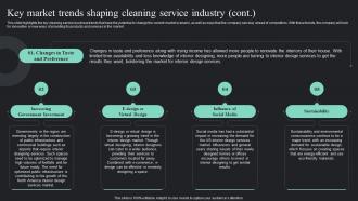 Key Market Trends Shaping Cleaning On Demand Cleaning Services Business Plan BP SS Graphical Appealing