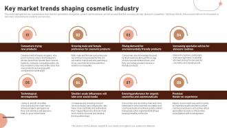 Key Market Trends Shaping Cosmetic Industry Beauty Business Plan BP SS