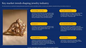 Key Market Trends Shaping Jewelry Industry Costume Jewelry Business Plan BP SS