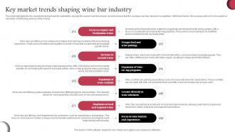 Key Market Trends Shaping Wine Bar Industry Wine Cellar Business Plan BP SS