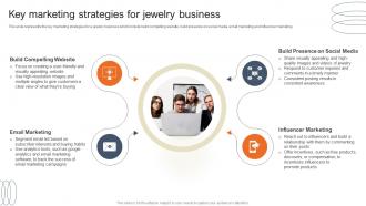 Key Marketing Strategies For Jewelry Business Accessories Business Plan BP SS