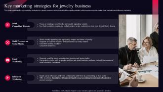 Key Marketing Strategies For Jewelry Business Fine Jewelry Business Plan BP SS