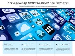 Key marketing tactics to attract new customers