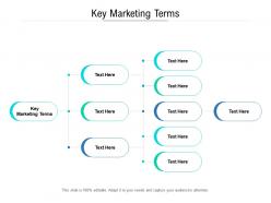 Key marketing terms ppt powerpoint presentation infographics gridlines cpb