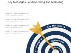 Key messages for advertising and marketing powerpoint shapes