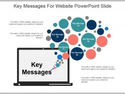 Key messages for website powerpoint slide