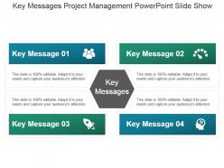 Key Messages Project Management Powerpoint Slide Show