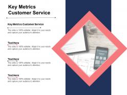 Key metrics customer service ppt powerpoint presentation professional gridlines cpb