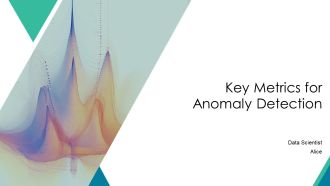 Key Metrics For Anomaly Detection PPT Example AT