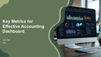 Key Metrics For Effective Accounting Dashboard PPT Presentation AT