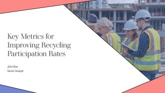 Key Metrics For Improving Recycling Participation Rates PPT Mockup AT