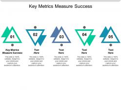 Key metrics measure success ppt powerpoint presentation gallery slide cpb