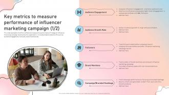 Key Metrics To Measure Performance Of Influencer Influencer Guide To Strengthen Brand Image Strategy Ss
