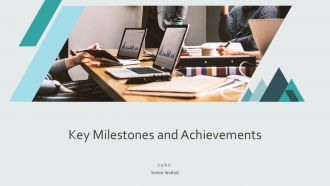 Key Milestones And Achievements PPT Mockup AT