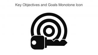 Key Objectives And Goals Monotone Icon In Powerpoint Pptx Png And Editable Eps Format