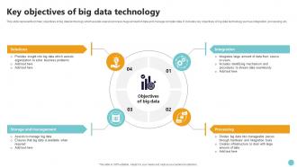 Key Objectives Of Big Data Technology