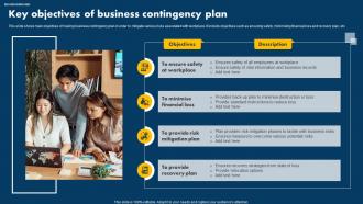 Key Objectives Of Business Contingency Plan