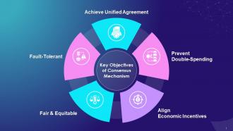 Key Objectives Of Consensus Mechanism Training Ppt