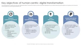Key Objectives Of Human Centric Digital Transformation