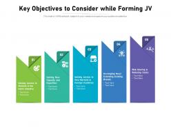 Key Objectives To Consider While Forming JV