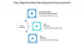 Key opportunities development improvement ppt powerpoint presentation layouts model cpb