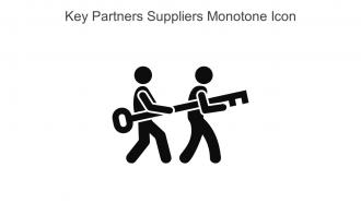 Key Partners Suppliers Monotone Icon In Powerpoint Pptx Png And Editable Eps Format
