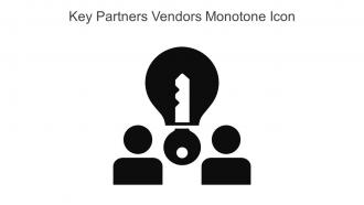 Key Partners Vendors Monotone Icon In Powerpoint Pptx Png And Editable Eps Format