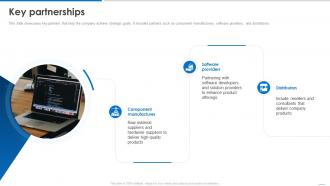 Key Partnerships Business Model Of Dell Ppt Icon Graphics Download BMC SS