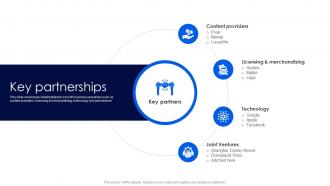 Key Partnerships Business Model Of Disney BMC SS