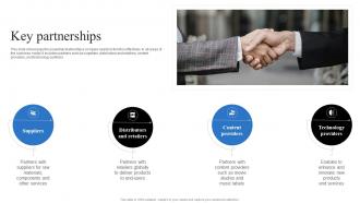 Key Partnerships Sony Business Model BMC SS
