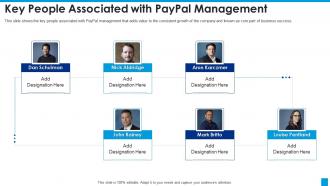 Key people associated with paypal management paypal investor funding elevator