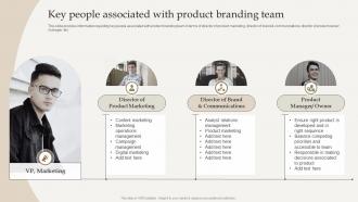 Key People Associated With Product Branding Brand Growth Through Umbrella Branding Initiatives