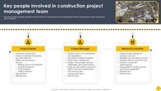 Key People Involved In Construction Project Modern Methods Of Construction Playbook