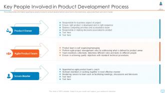 Key people involved in product development process new product launch in market