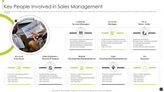 Key people involved in sales management sales best practices playbook