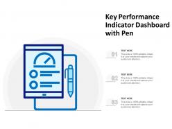 Key Performance Indicator Dashboard With Pen