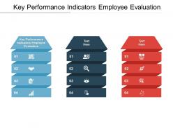 Key performance indicators employee evaluation ppt powerpoint presentation styles cpb