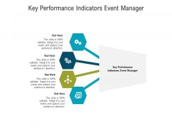 Key performance indicators event manager ppt powerpoint presentation infographics introduction cpb
