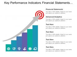 Key performance indicators financial statements advanced analytics cognitive computing