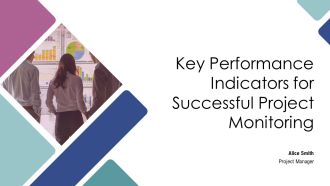 Key Performance Indicators For Successful Project Monitoring PPT Presentation AT