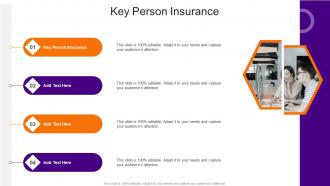 Key Person Insurance In Powerpoint And Google Slides Cpb