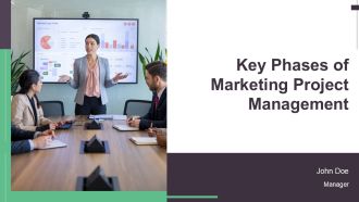 Key Phases Of Marketing Project Management PPT Graphics AT